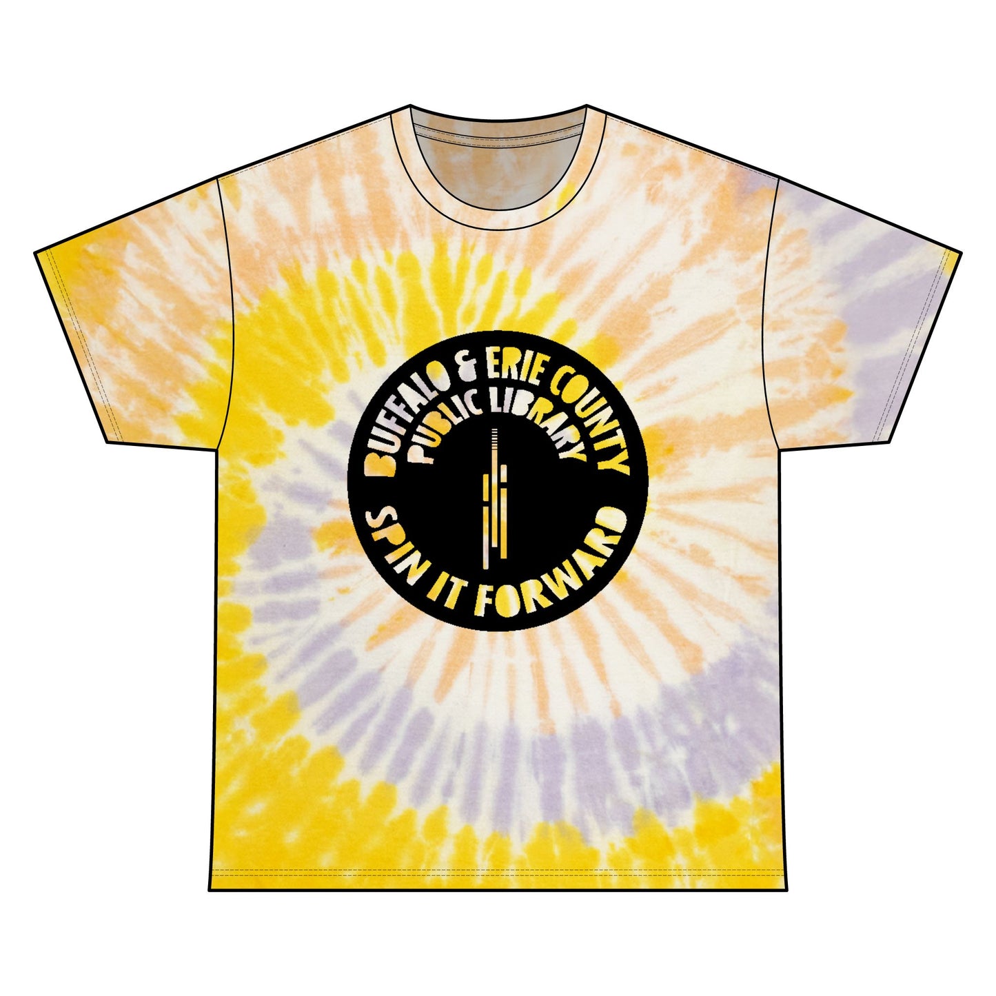 Spin It Forward Tie Dye Cotton Tee