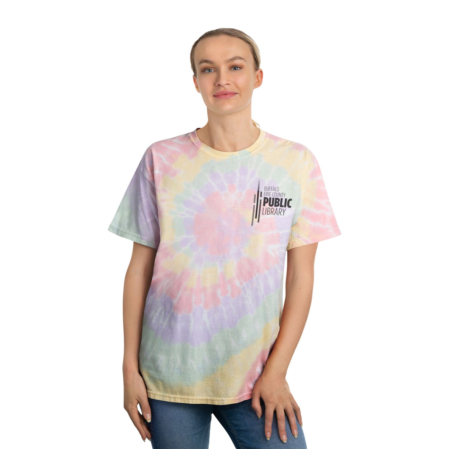 Profoundly Public Tie-Dye Tee, Spiral