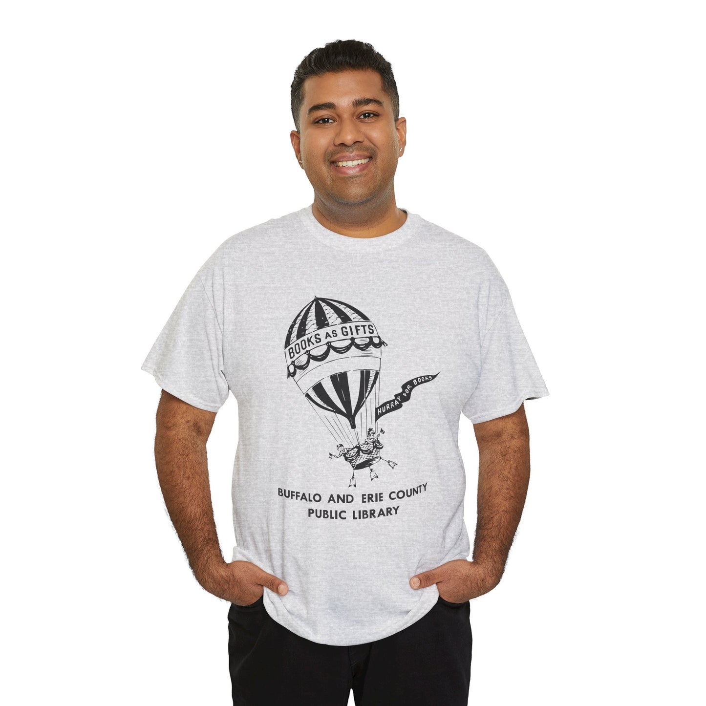 Books as Gifts! Unisex Heavy Cotton Tee