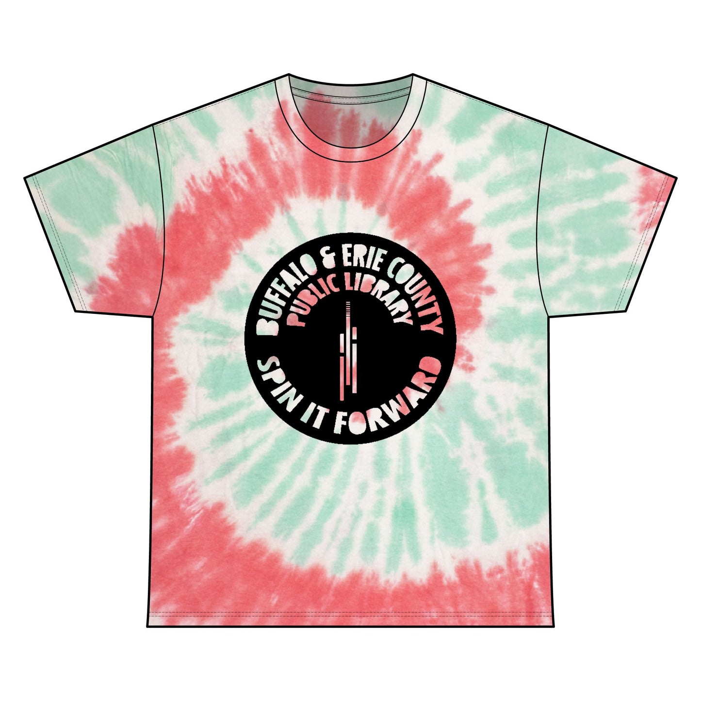 Spin It Forward Tie Dye Cotton Tee
