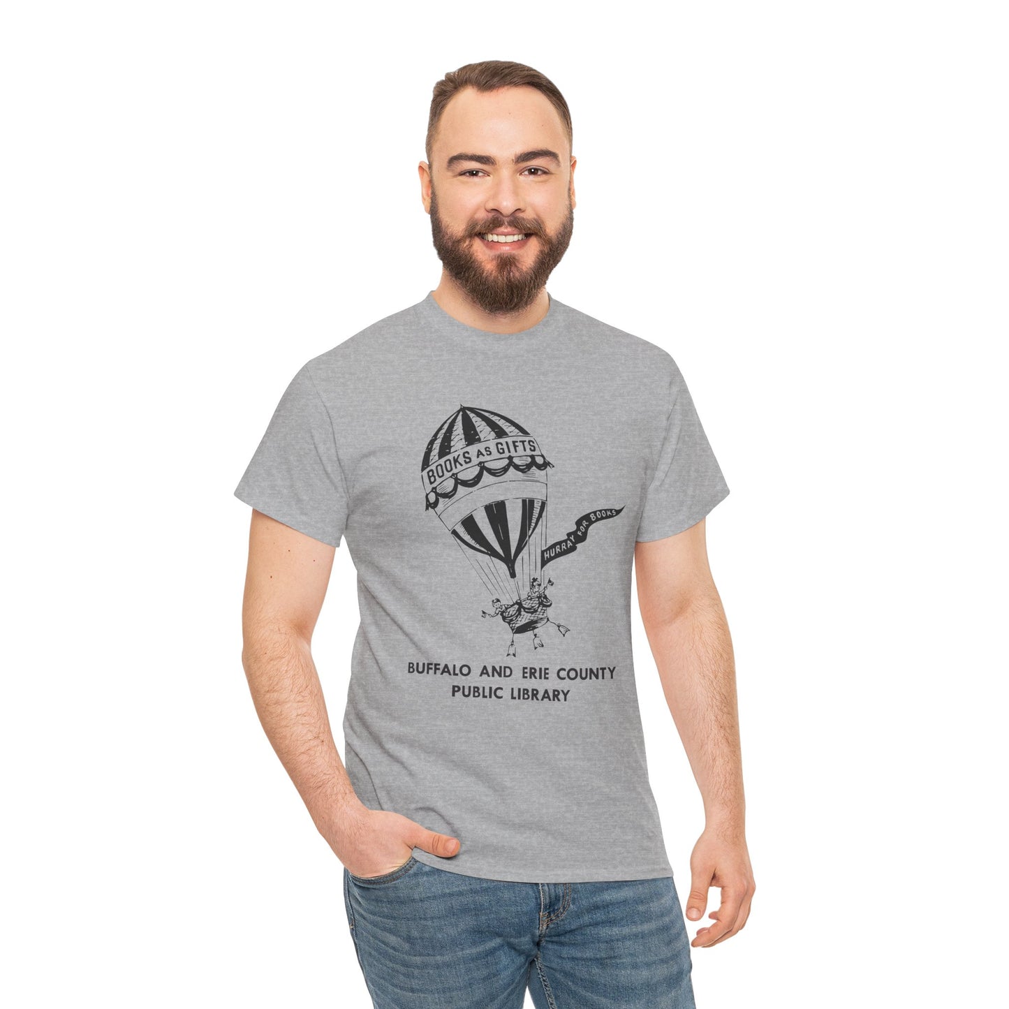 Books as Gifts! Unisex Heavy Cotton Tee