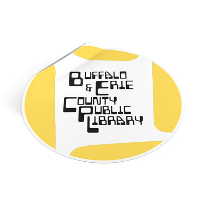 Retro Logo Round Vinyl Sticker - 3x3