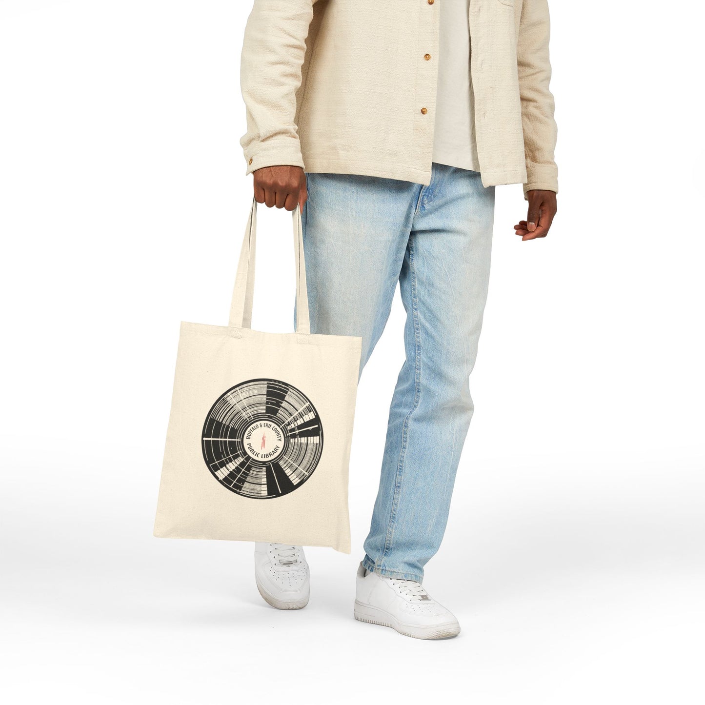 Double-Sided Spin It Forward Cotton Canvas Tote
