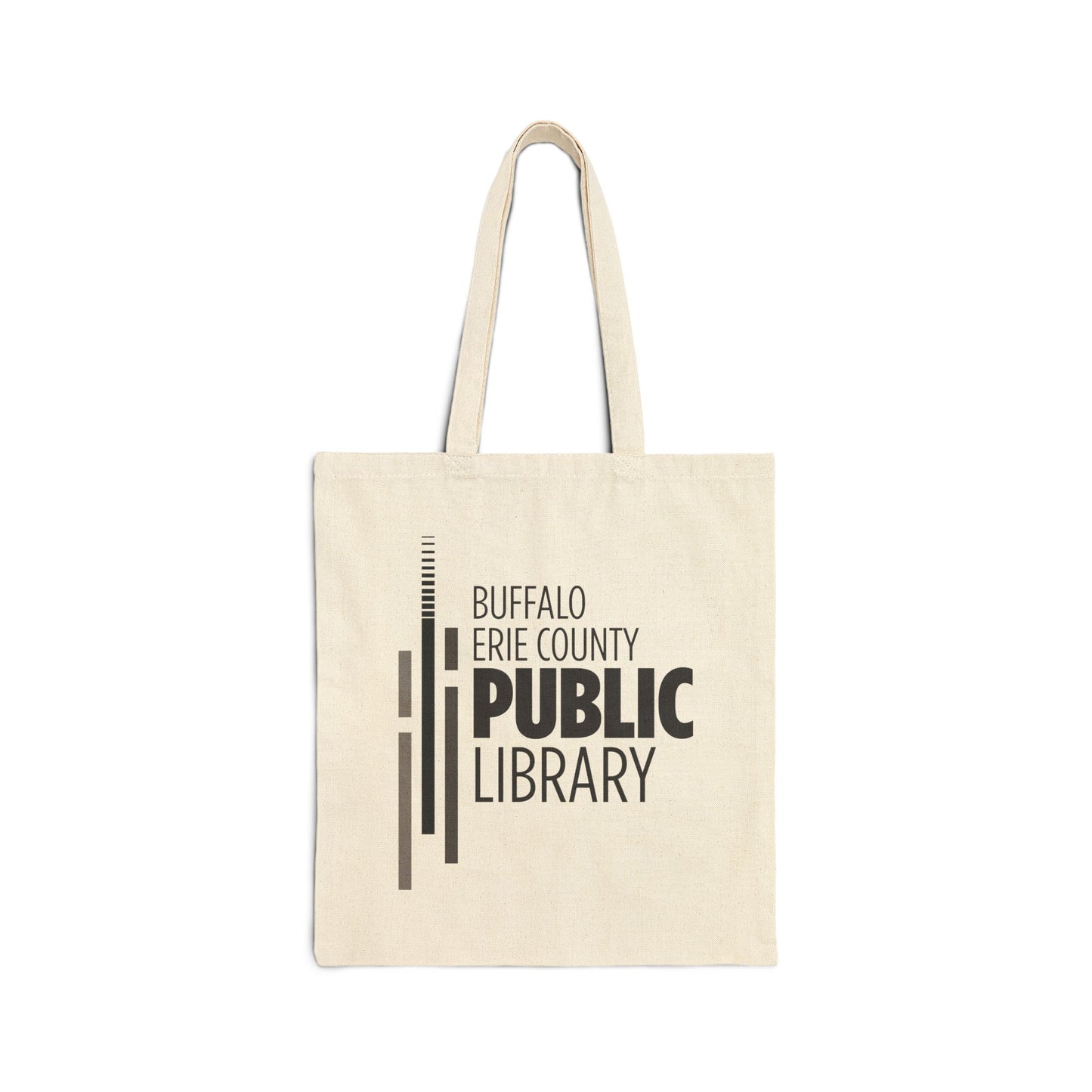 Greyscale Library Canvas Tote Bag