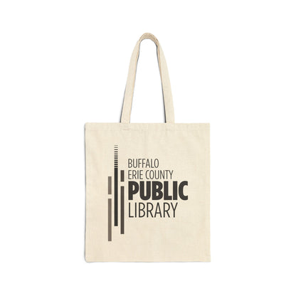 Greyscale Library Canvas Tote Bag