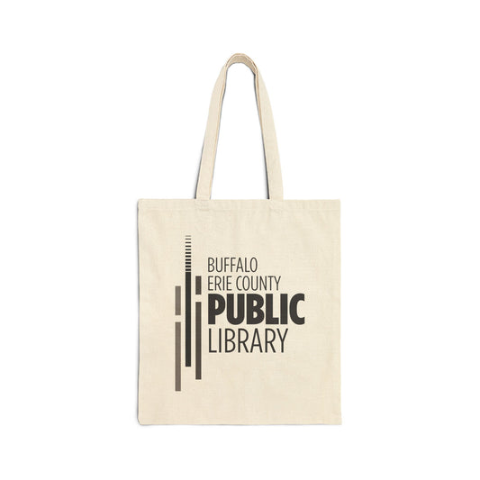 Greyscale Library Canvas Tote Bag
