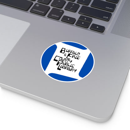 Retro Logo Round Vinyl Sticker - 3x3