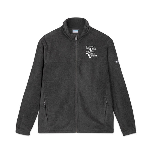 Premium Retro Logo Unisex Columbia Fleece Jacket (Embroidery)