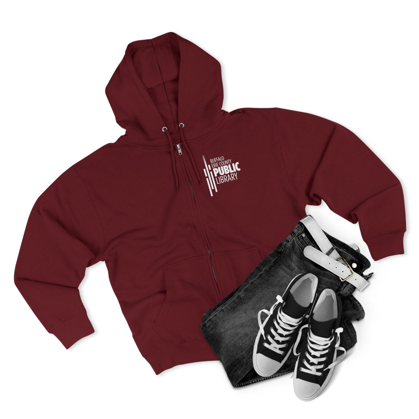 Profoundly Public Unisex Zip Hoodie