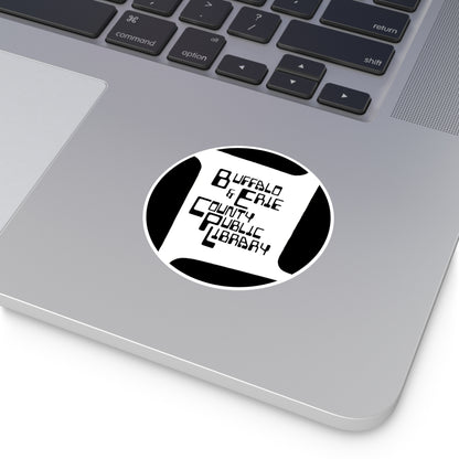 Retro Logo Round Vinyl Sticker - 3x3
