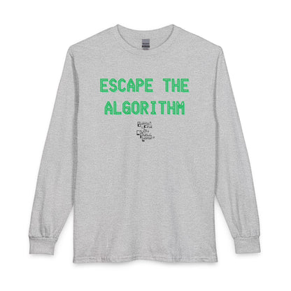 Escape the Algorithm Unisex Long Sleeve T-Shirt