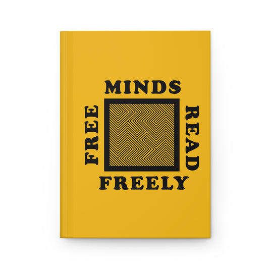 Free Minds Read Freely Hardcover Journal Matte