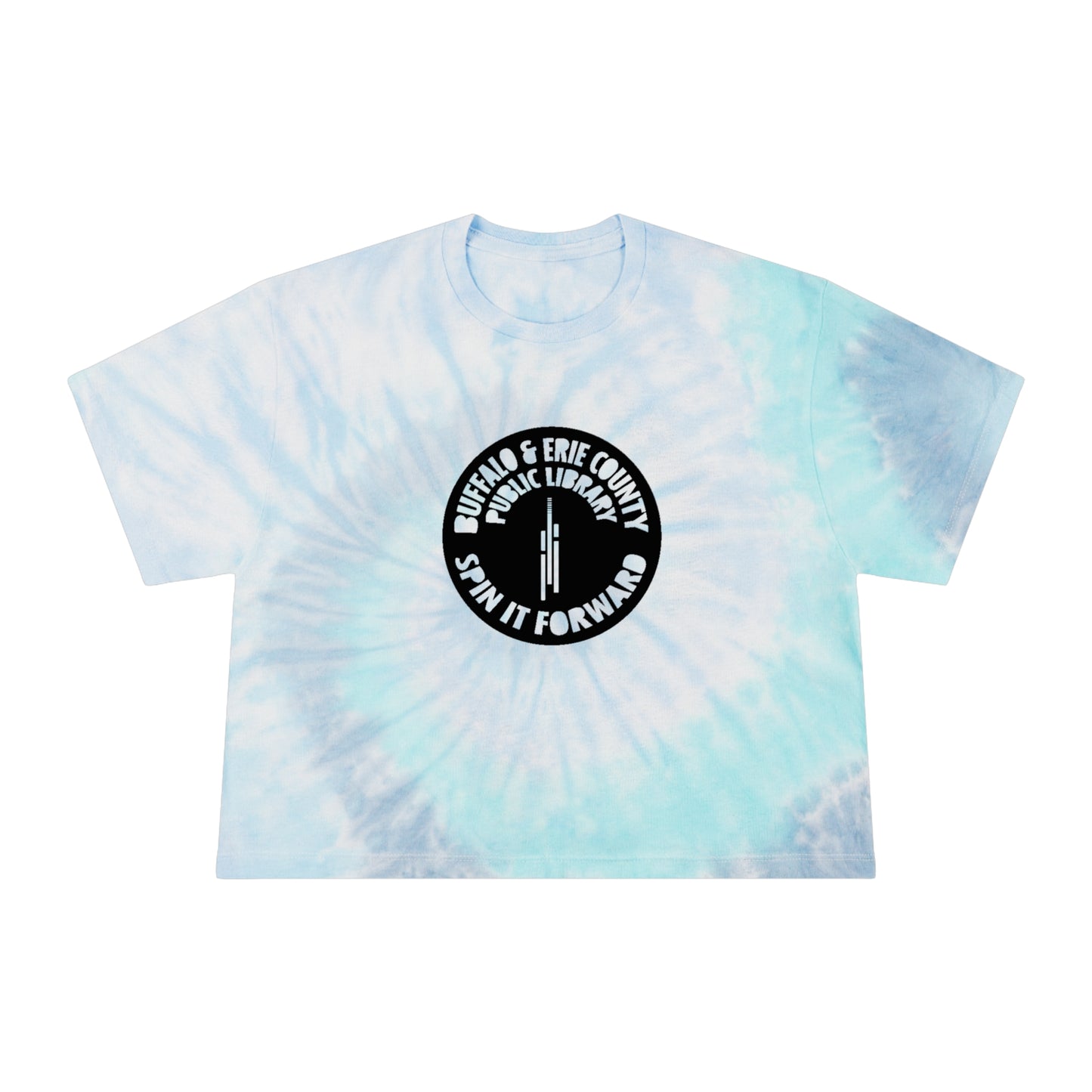 Spin It Forward Women's Tie-Dye Crop Tee