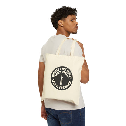 Double-Sided Spin It Forward Cotton Canvas Tote