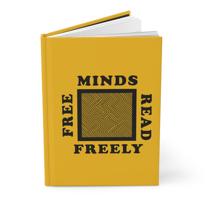 Free Minds Read Freely Hardcover Journal Matte