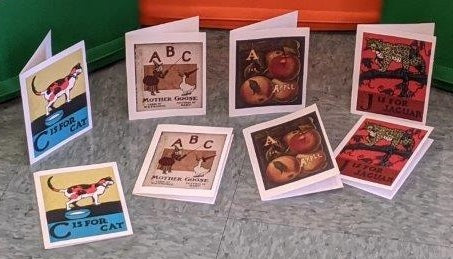 B is for Book Notecards (Pack of Eight) - Alphabet