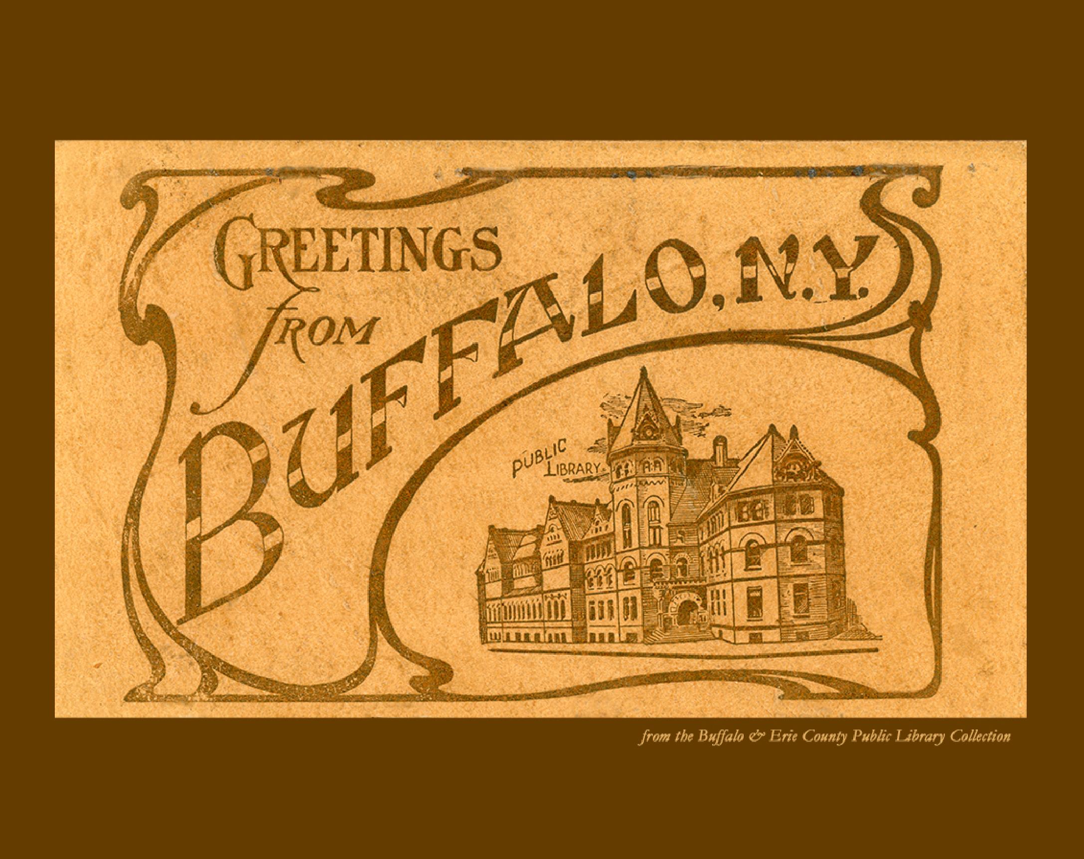Greetings from Buffalo Notecards (Pack of Six) Buffalo & Erie County
